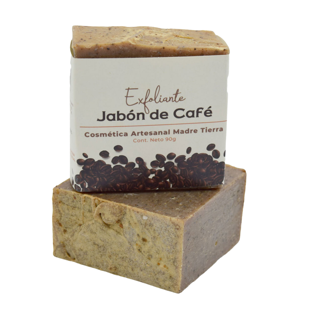 Jabón natural artesanal de café 90gr