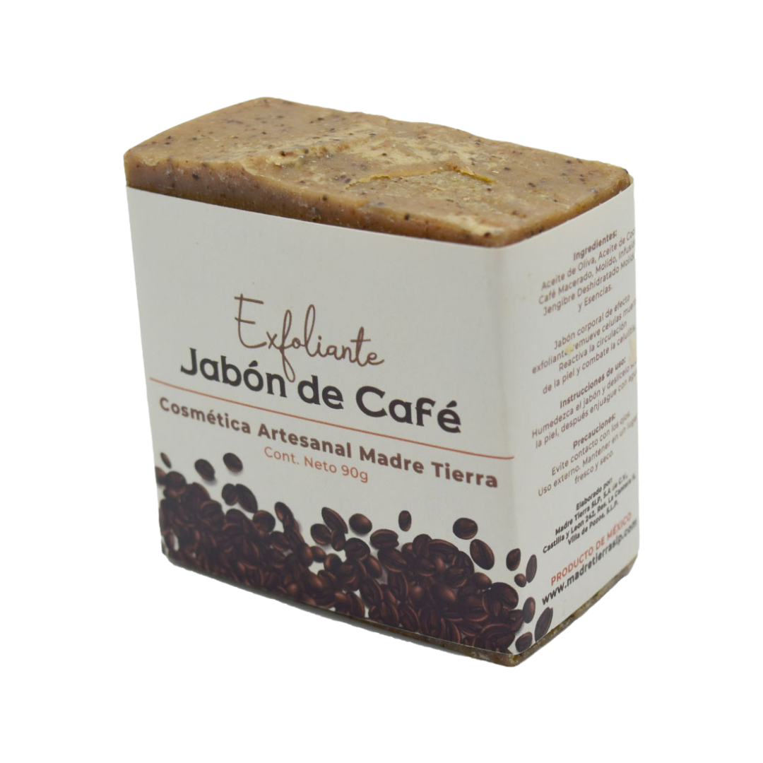 Jabón natural artesanal de café 90gr