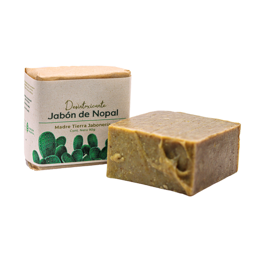 Jabón natural artesanal de nopal 90gr