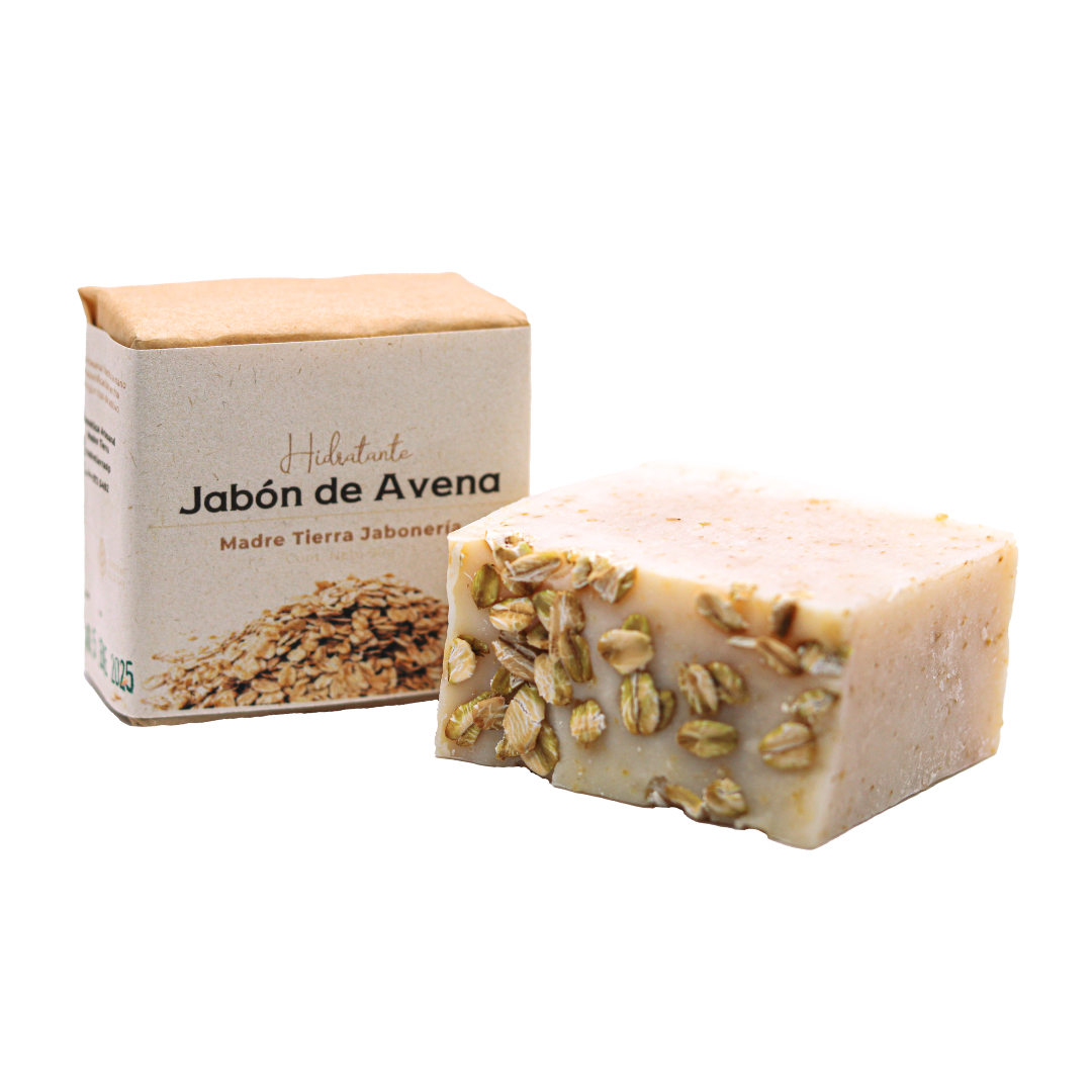 Jabón natural artesanal de avena 90gr