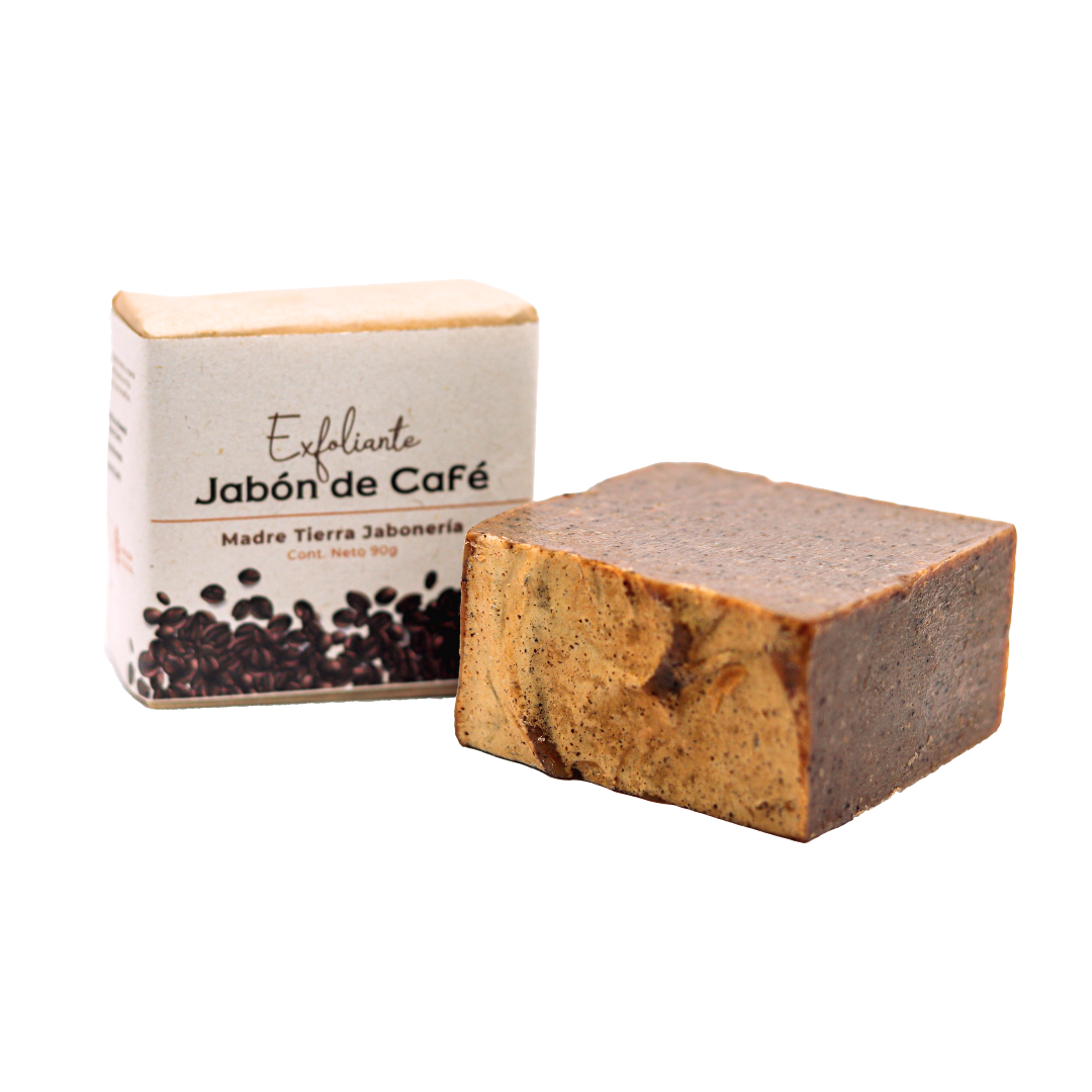 Jabón natural artesanal de café 90gr