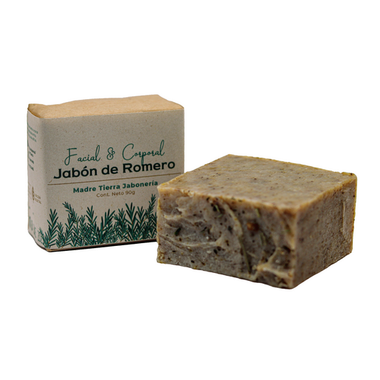 Jabón natural artesanal de romero 90gr