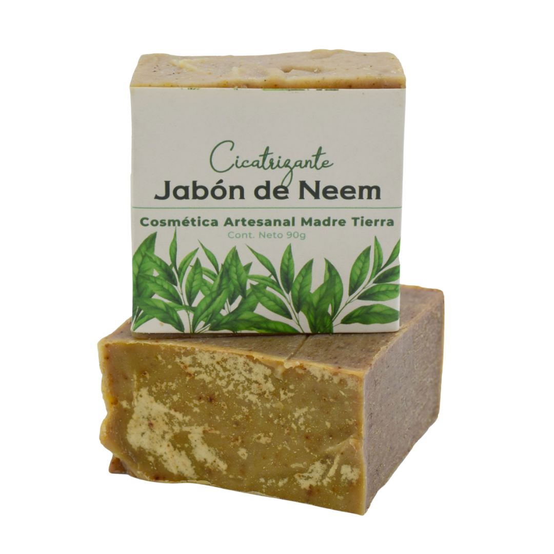 Jabón natural artesanal de neem 90gr