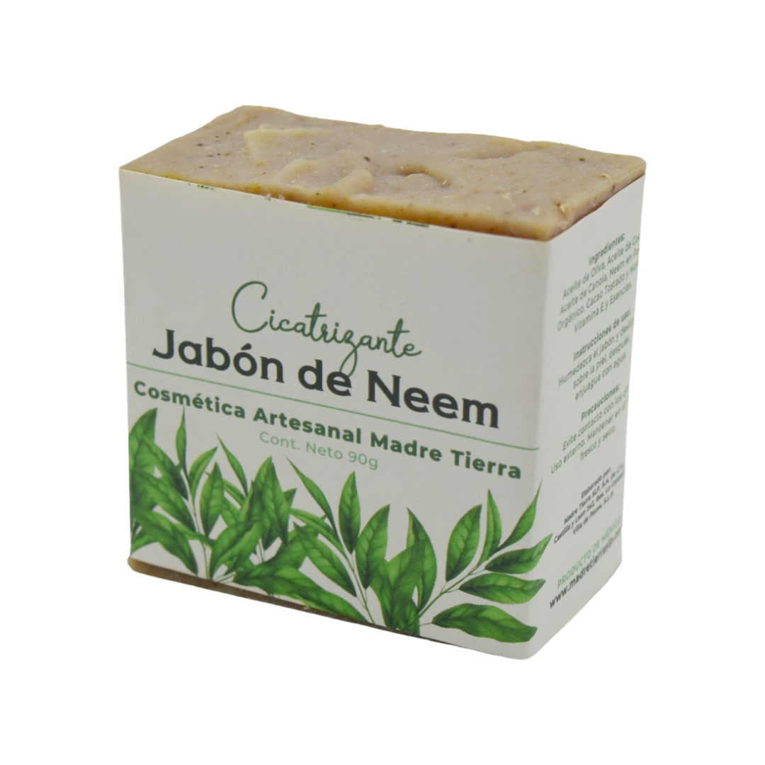 Jabón natural artesanal de neem 90gr