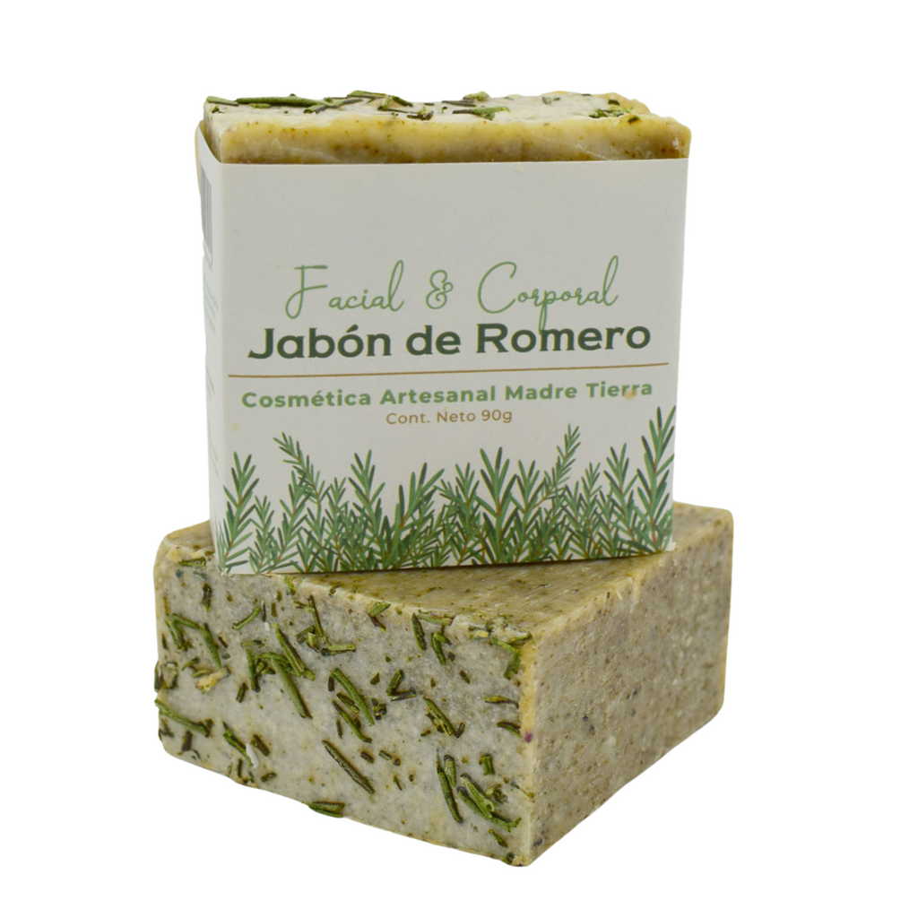 Jabón natural artesanal de romero 90gr