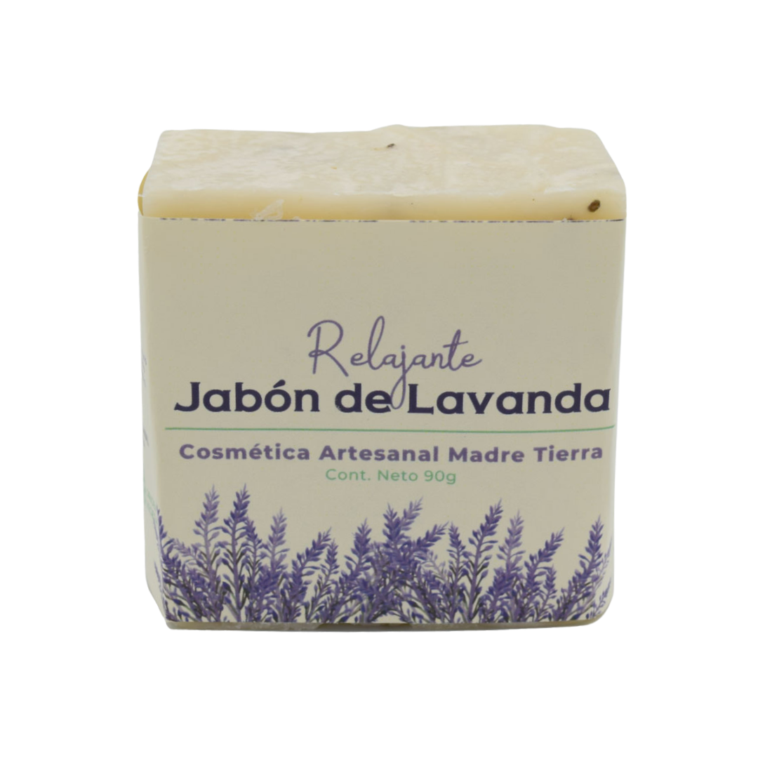 Jabón natural artesanal de lavanda 90gr