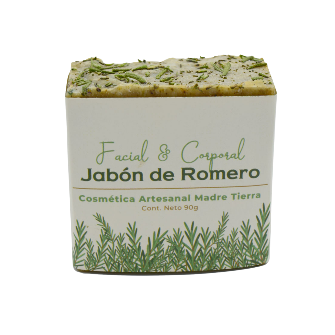 Jabón natural artesanal de romero 90gr