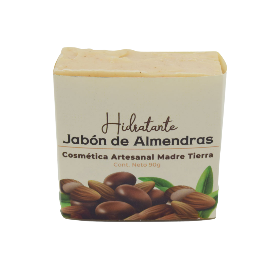 Jabón natural artesanal de almendras 90gr