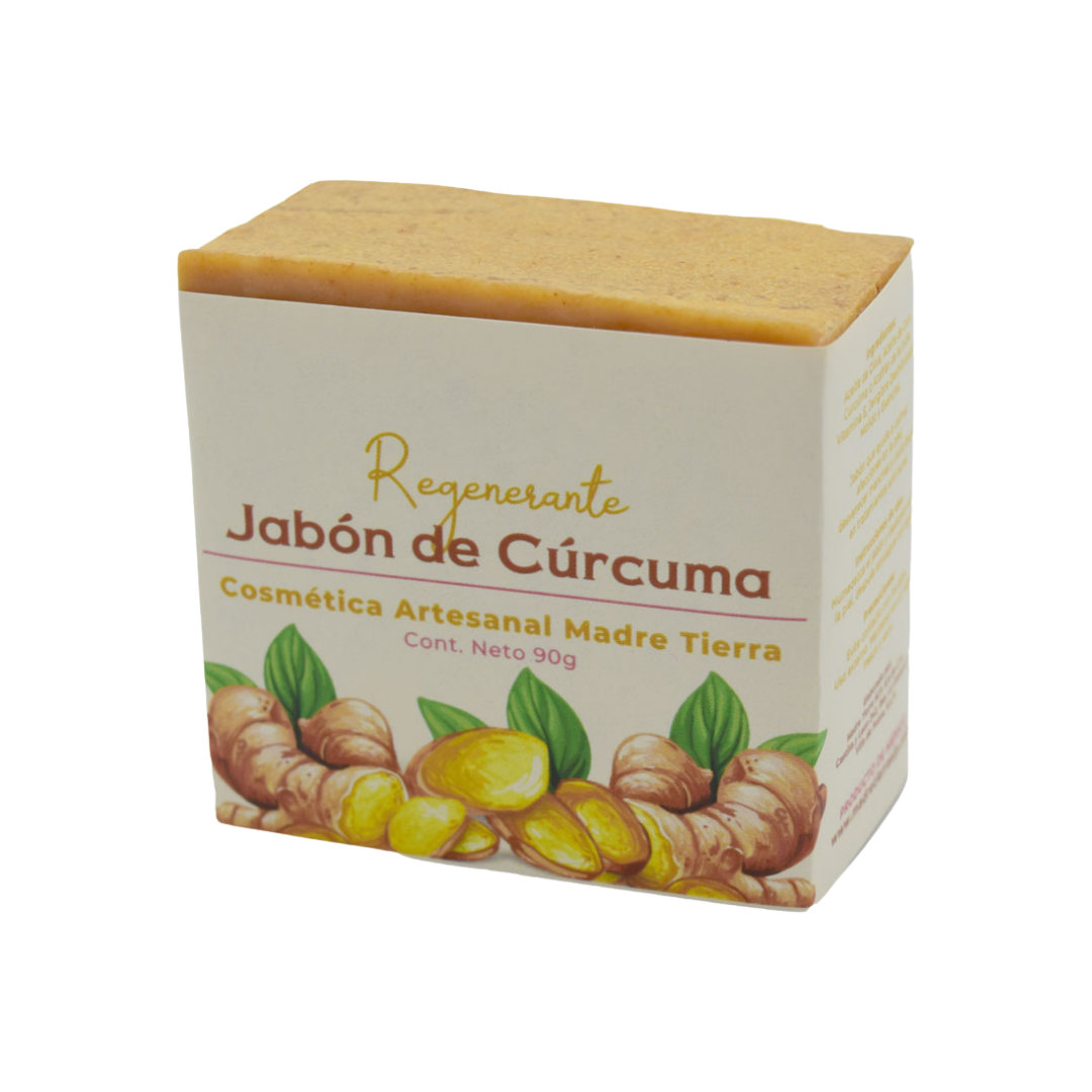 Jabón natural artesanal de cúrcuma 90gr