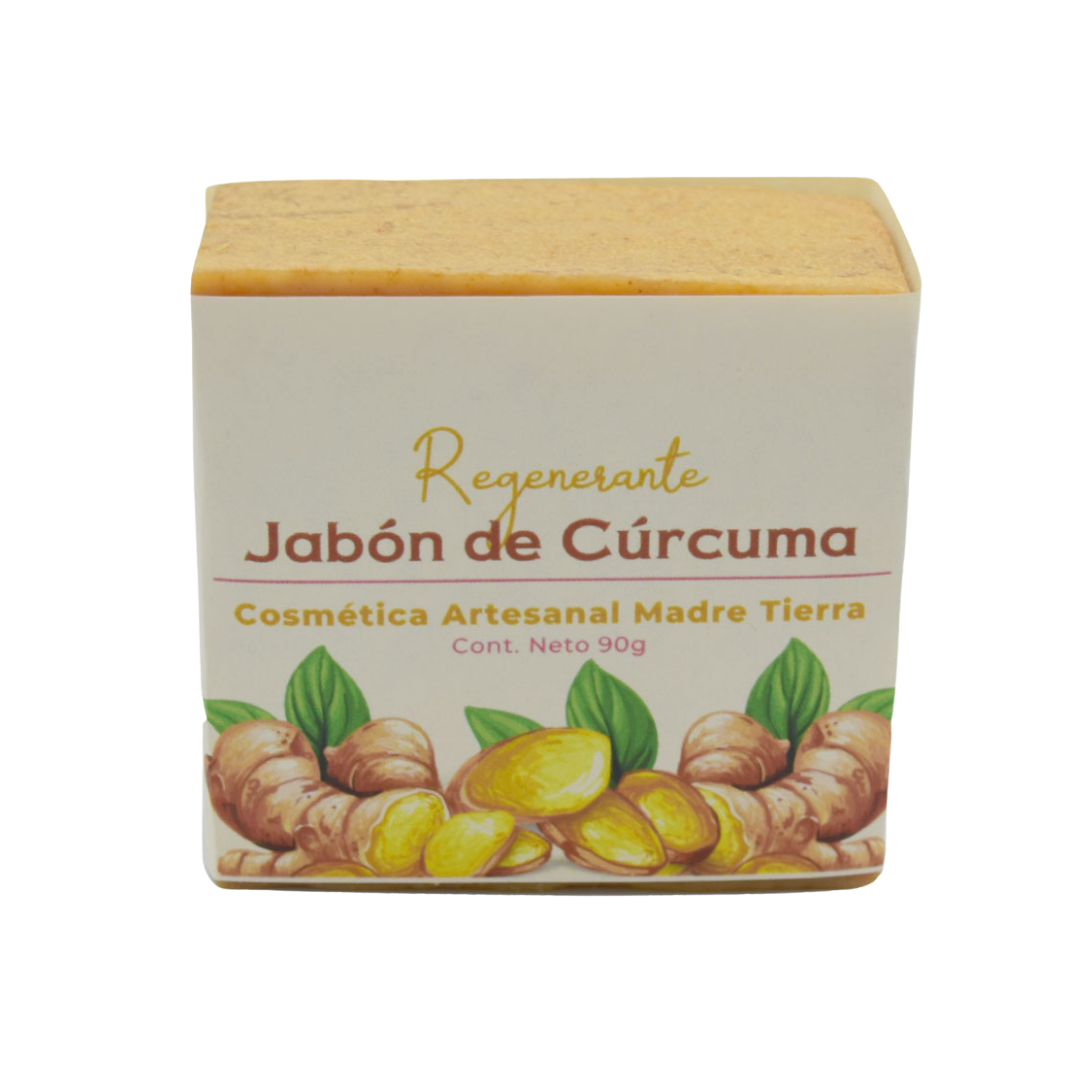 Jabón natural artesanal de cúrcuma 90gr