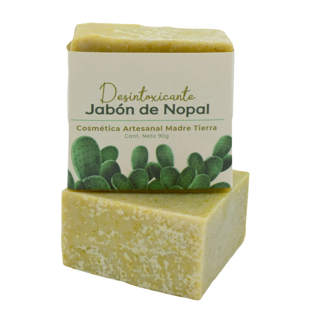 Jabón natural artesanal de nopal 90gr