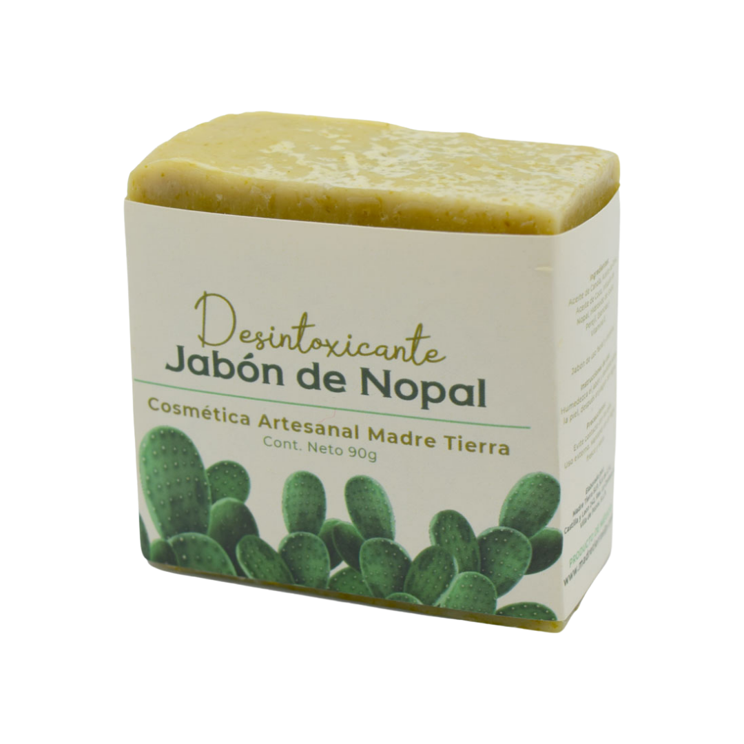 Jabón natural artesanal de nopal 90gr