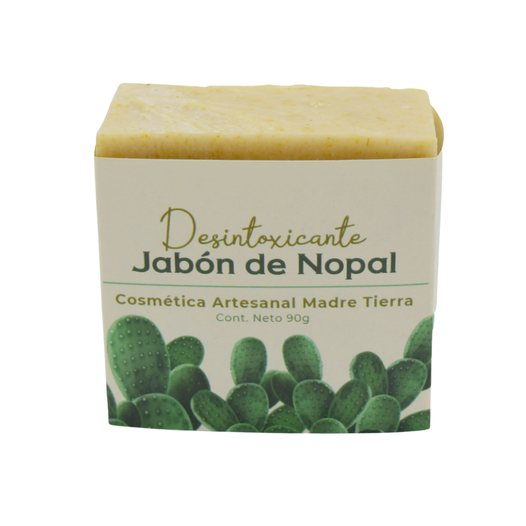 Jabón natural artesanal de nopal 90gr