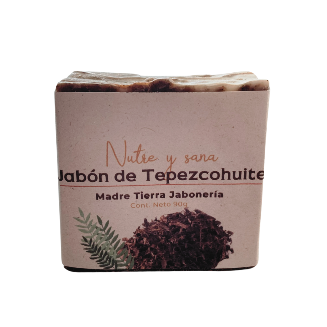 Jabón natural artesanal de tepezcohuite 90gr