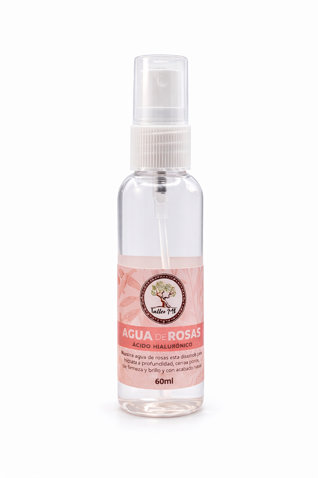 Agua de rosas con ácido hialurónico 60ml/120ml