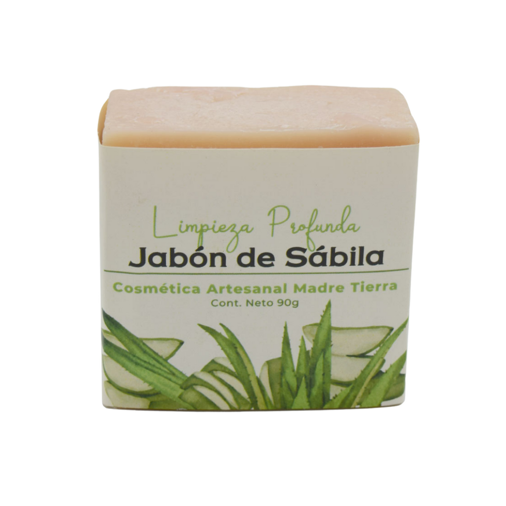 Jabón natural artesanal de sábila 90gr
