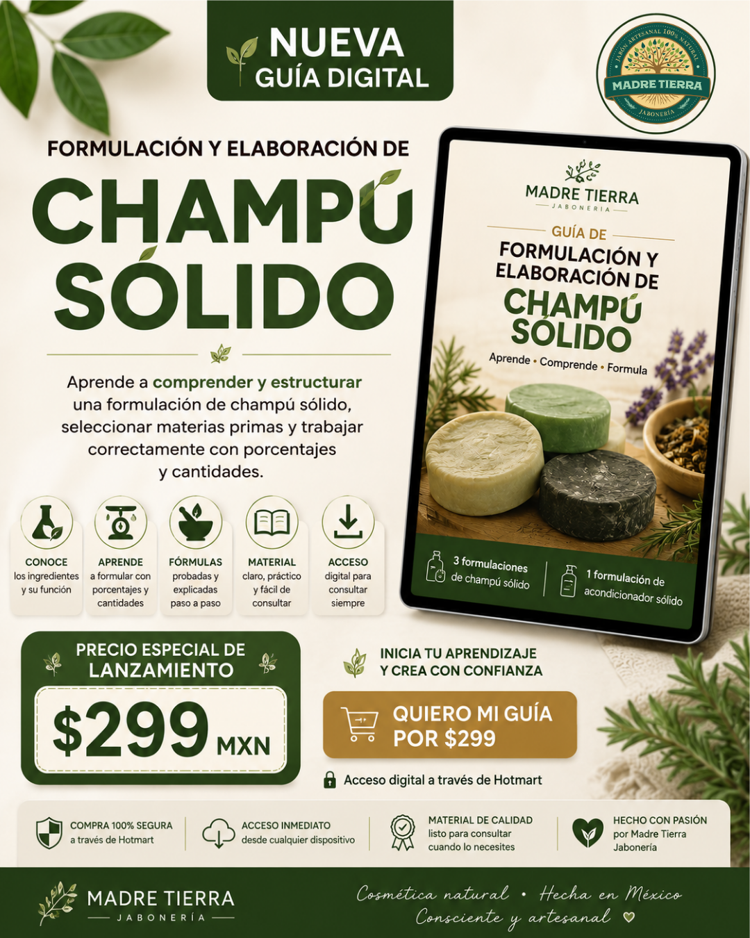Guía para Elaborar Champú Sólido | Madre Tierra
