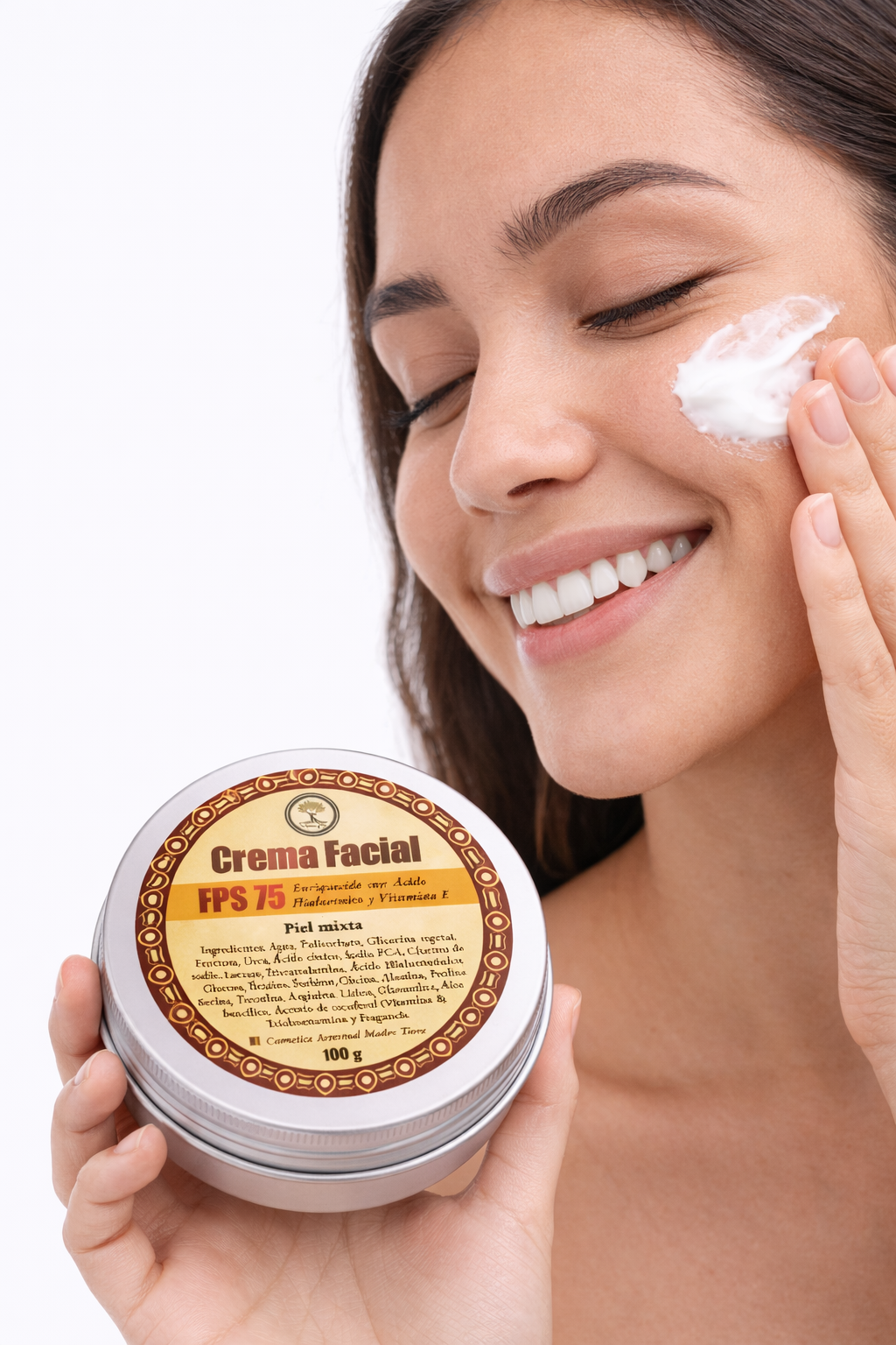 Crema Facial FPS 75 Ácido Hialurónico