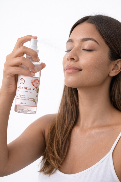 Agua de Rosas Hidratante Facial
