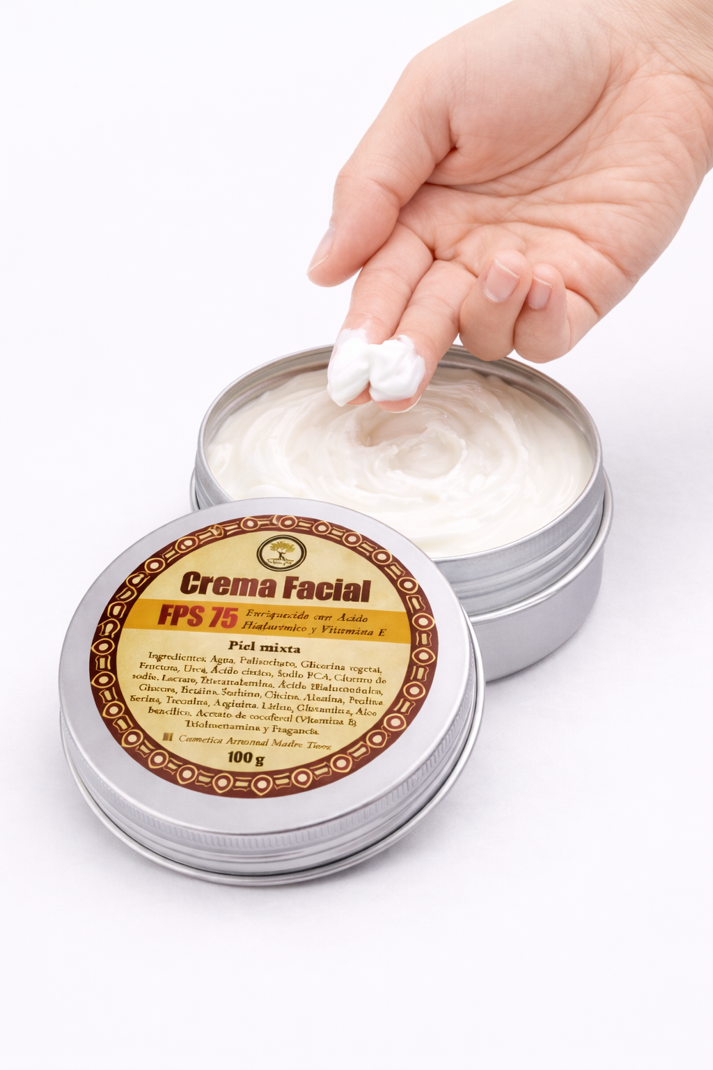 Crema Facial FPS 75 Ácido Hialurónico