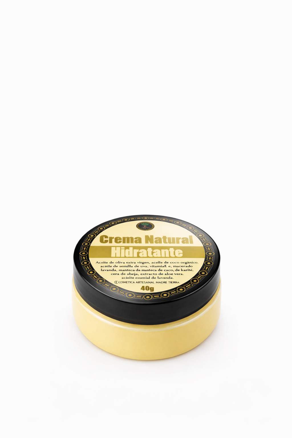 Crema Natural Hidratante Concentrada 40g / 200g