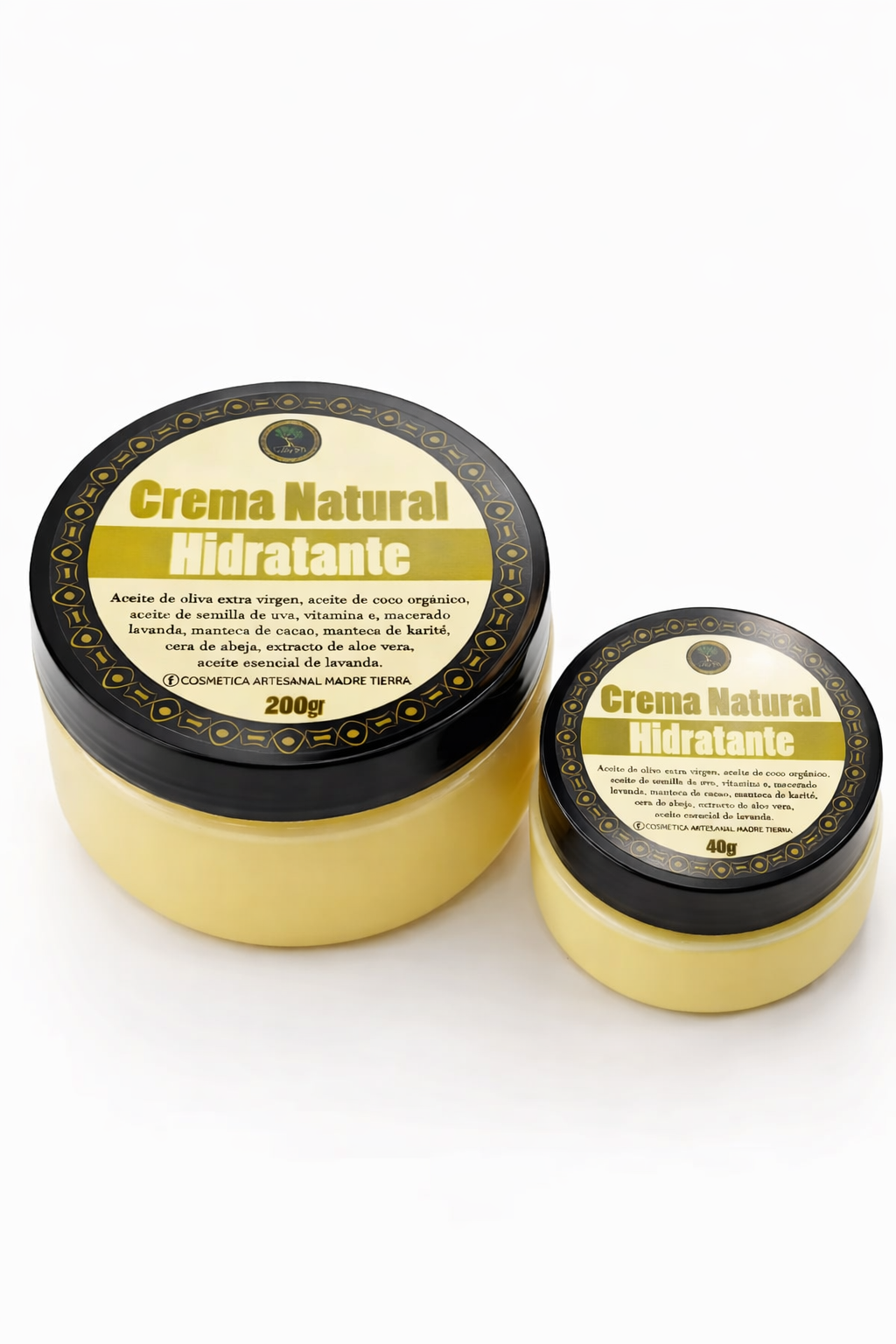 Crema Natural Hidratante Concentrada 40g / 200g