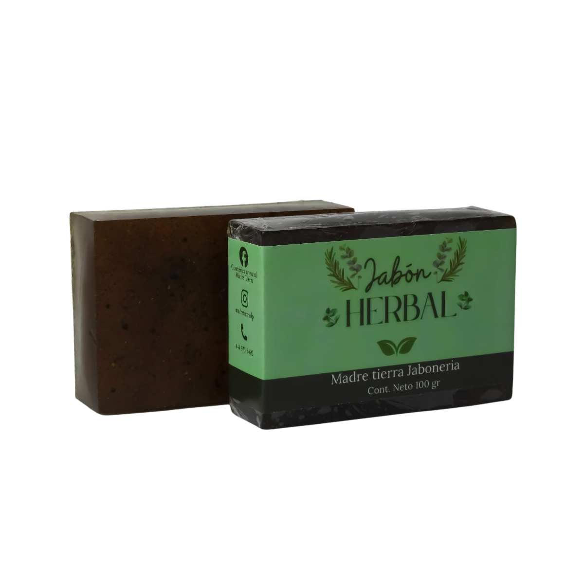 Jabon artesanal herbal.