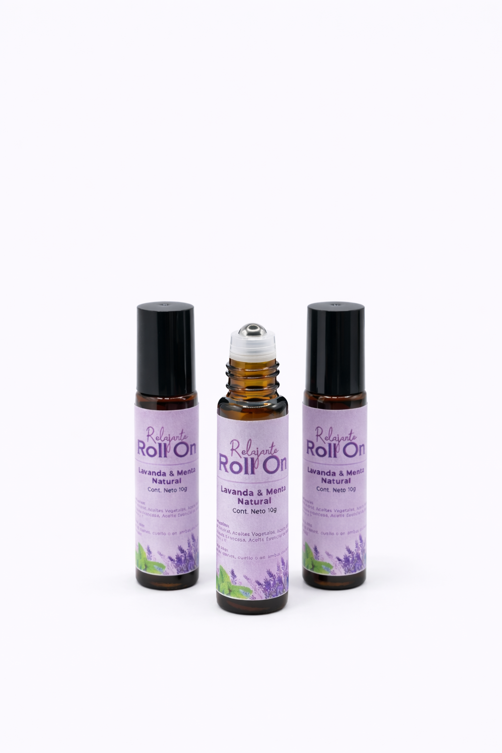 Roll On Relajante Lavanda Menta 10 ml.